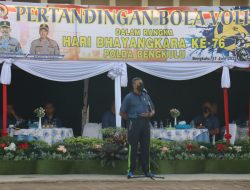 Sambut Hari Bhayangkara, Polda Bengkulu Gelar Lomba Voli Antar Satker