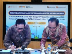 Jasa Marga dan PTBA Lanjutkan Kolaborasi Pengembangan PLTS di Jalan Tol