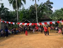 Desa Harapan Makmur Meriahkan HUT Kemerdekaan RI Menggelar Berbagai Perlombaan