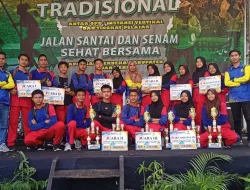 SMKN 1 Tanjung Agung Borong 6 Piala Dalam Lomba Olahraga Tradisional